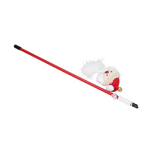 Shanrya Katzen Zauberstab Spielzeug, 30,5 cm / 12 Zoll Interaktiver lustiger Katzenstab Weihnachtsmann Multifunktional für Katze Shanrya Katzen Zauberstab Spielzeug, 30,5 cm / 12 Zoll Interaktiver lustiger Katzenstab Weihnachtsmann Multifunktional für Katze von Shanrya