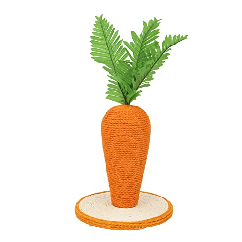 Shanrya Katzenkralle Kratzbaum, Katzenklettergerüst Karottenform Sisal Niedlich für Indoor Katzen Kitty Training Klettern Shanrya Katzenkralle Kratzbaum, Katzenklettergerüst Karottenform Sisal Niedlich für Indoor Katzen Kitty Training Klettern von Shanrya