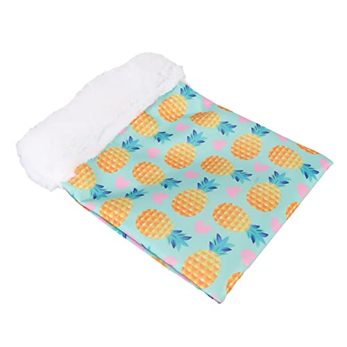 Shanrya Kleiner Versteck-Nistsack, Warmer Weicher Hamsterschlafsack Flanellfutter Kompakt für Meerschweinchen (L) von Shanrya
