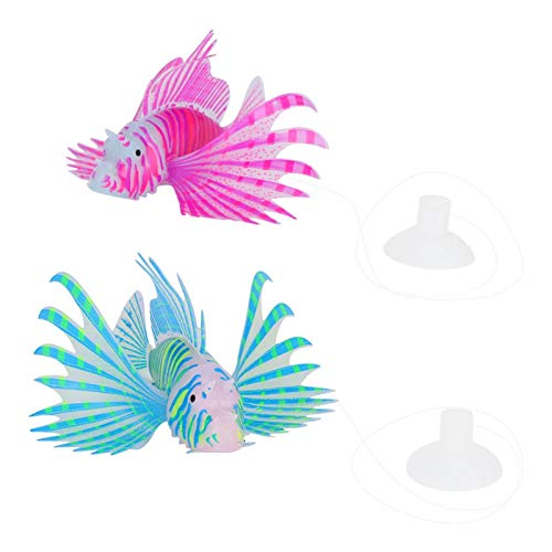 Shanrya Künstliche Feuerfische, Aquarium Landschaft Dekoration, geschmacklose Aquarium Feuerfisch Dekoration, für Aquarium Aquarium Shanrya Künstliche Feuerfische, Aquarium Landschaft Dekoration, geschmacklose Aquarium Feuerfisch Dekoration, für Aquarium Aquarium von Shanrya