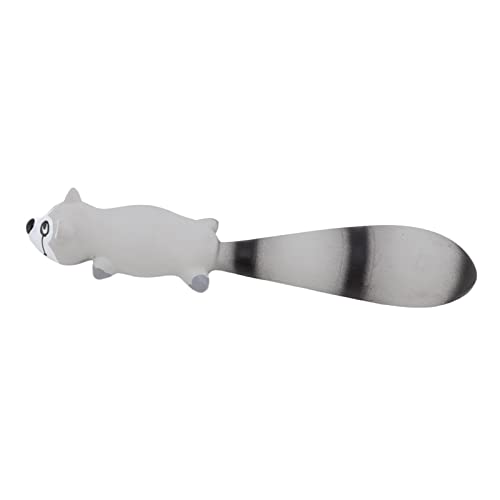 Shanrya Latex Hundespielzeug, Molar Piper Welpenspielzeug Langeweile Linderung Interaktiv für Draußen für Drinnen (Schwarz-Weiss) von Shanrya
