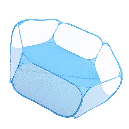 Shanrya Laufstall für kleine Haustiere, Klappzaun für Haustiere, transparent für den Außenbereich(Blau) von Shanrya