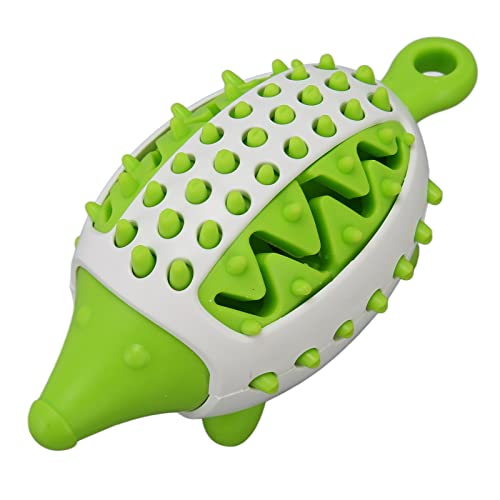 Shanrya Leckerli-Spender-Spielzeug für Hunde, Bissfeste Igelform, Langsame Fütterung, Fördert die Bewegung, Welpenzahnreinigung, Puzzle-Spielzeug, TPR-Material, für Mittelgroße Hunde (Grün) von Shanrya