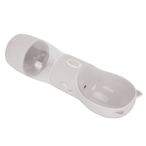 Shanrya Niedlicher Tragbarer Wasserspender für Hunde, Auslaufsicher, Sicher, Passende Wasserflasche für Hunde (Grau) von Shanrya