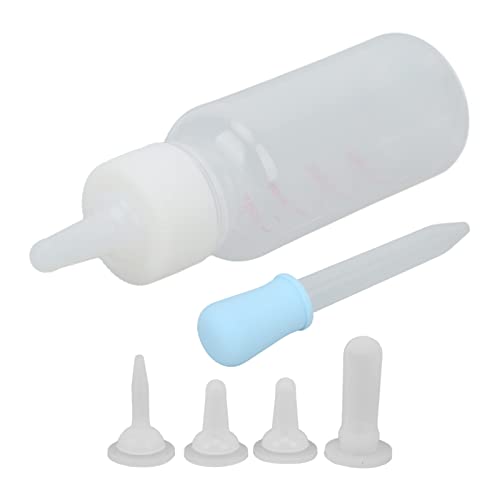 Shanrya Pet Nursing Bottle Kits, leicht zu reinigende Welpen-Futterflasche, ungiftig, weit verbreitet, sicher für Hunde und Katzen von Shanrya