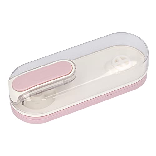 Shanrya Reise-Wasserspender für Hunde, Rillen-Design, Leicht zu Reinigende Hunde-Wasserflasche für den Außenbereich, Tragbar, Zusammenklappbar, Versiegeltes Design Zum Wandern (Rosa) von Shanrya