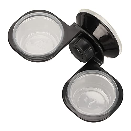 Shanrya Reptile Aquaculture Dispenser Reptile Hanging ABS Water Bowl Heavy Duty Garden Universal Farm (Doppelschüssel) von Shanrya