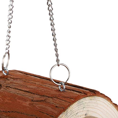 Shanrya Schaukelkette Vogelbaumloch Haus, Eichhörnchenbaumlochspielzeug, Haustierbett Bequem für Vögel Haustiere Spielzeug Shanrya Schaukelkette Vogelbaumloch Haus, Eichhörnchenbaumlochspielzeug, Haustierbett Bequem für Vögel Haustiere Spielzeug von Shanrya