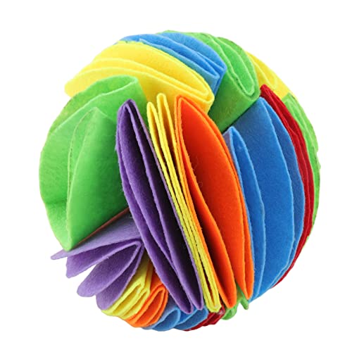 Shanrya Schnupfball-Puzzlespielzeug für Hunde Bunter Schnupftabak für Hunde (20 cm / 7,9 Zoll) von Shanrya