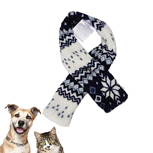 Shanrya Taidda- Haustierhalsschal, niedliche Plüsch-Haustierbedarf, weiche warme modische Katze für Haustierhund WJ03 Blue, M Shanrya Taidda- Haustierhalsschal, niedliche Plüsch-Haustierbedarf, weiche warme modische Katze für Haustierhund WJ03 Blue, M von Shanrya