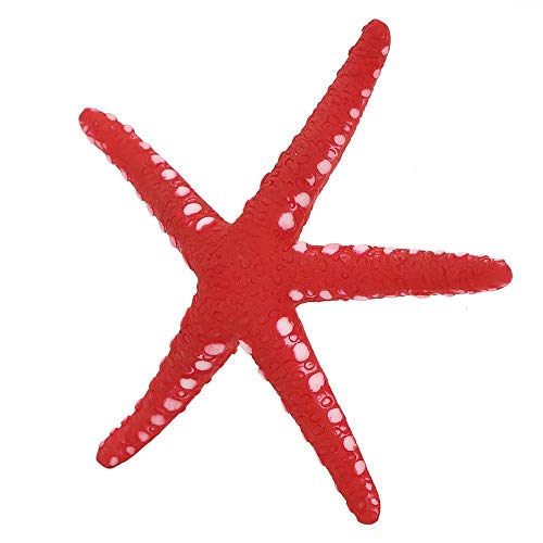 Shanrya Taidda- Sichere Lichtsimulation Seestern, Aquarium Simulation Seestern, Leuchtende wunderbare Landschaftsdekoration Rot, Blau für Aquarium Aquarium red von Shanrya
