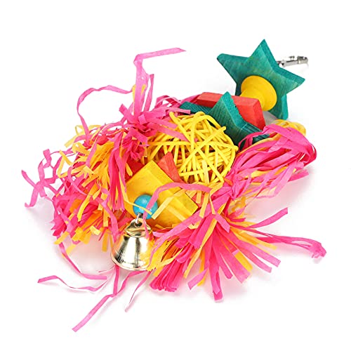 Shanrya Vogel-Kauspielzeug, Papageien-Schredder-Spielzeug Natürliche Rebe Zutaten für Vogel für Papagei Shanrya Vogel-Kauspielzeug, Papageien-Schredder-Spielzeug Natürliche Rebe Zutaten für Vogel für Papagei von Shanrya