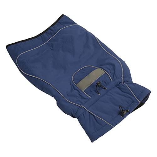 Shanrya Warmer Hundemantel, Wasserdichtes Verdickungsmittel Zur Vorbeugung von Haarausfall, Kaltwetterjacke für Hunde, Nylonstoff für Golden Retriever-Herbstübungen für Hunde (2XL) von Shanrya