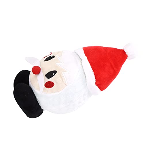 Shanrya Weihnachtsplüsch gefüllter Weihnachtsmann-Hundespielzeug, Sprungwurf und Rückzug, integrierter TPR-Spike-Ball Weihnachtsquietschendes Plüsch-Hundespielzeug, interaktiv für Hunde Shanrya Weihnachtsplüsch gefüllter Weihnachtsmann-Hundespielzeug, Sprungwurf und Rückzug, integrierter TPR-Spike-Ball Weihnachtsquietschendes Plüsch-Hundespielzeug, interaktiv für Hunde von Shanrya