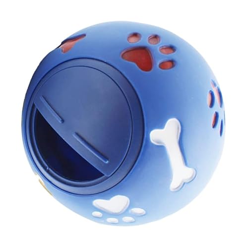 Shanrya Welpen-Puzzle-Kauball, Langsame Fütterung, Fördert die Verdauung, Bissfest, Verstellbarer Hundeleckerli-Spenderball für den Innenbereich für Katzen (S 7,5 cm/3,0 Zoll Durchmesser) von Shanrya