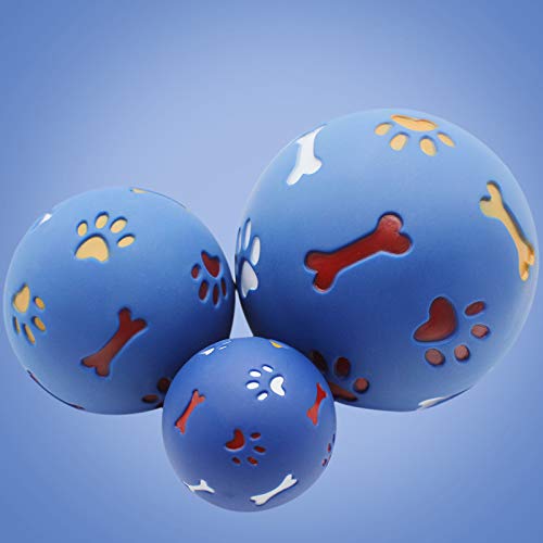 Shanrya Welpen-Puzzle-Kauball, Verstellbarer Leckerli-Spenderball für Hunde, Attraktiv für Katzen Im Innenbereich (S 7,5 cm/3,0 Zoll Durchmesser) von Shanrya