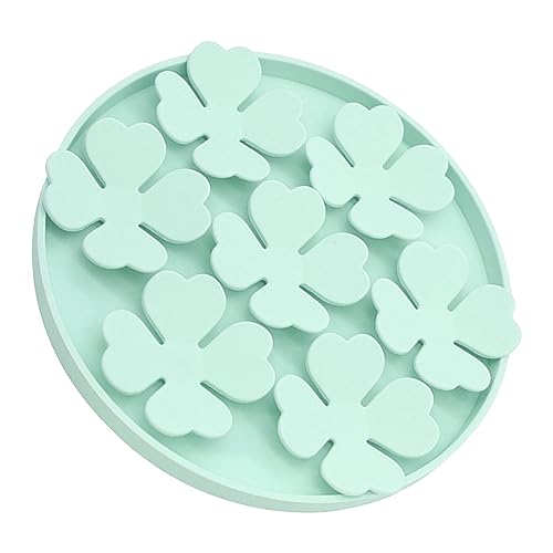 Slow Food Lick Feeder Pad, Leichte Slow Food Feeder Matte mit Saugnapf, Sicher für Katzen zu Hause (Hellgrün) von Shanrya