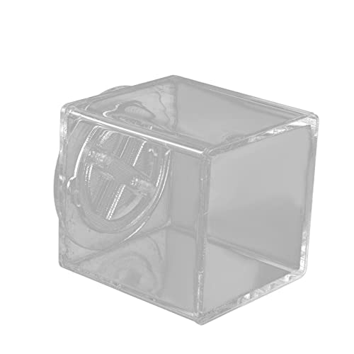 Spinne Acryl Futterbox, Reptil Quadratisches Design Robuste, langlebige Insektenzuchtbox Licht Tragbar für Cricket Cricket Spinne für die Haustierzucht von AMONIDA