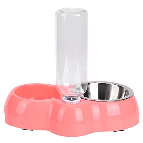 Taidda- Abnehmbare Futterschale für Wasserspender für Haustiere, ungiftiger automatischer Wassertrinker für Haustiere, automatischer Hund für Futtertrinker Pink Taidda- Abnehmbare Futterschale für Wasserspender für Haustiere, ungiftiger automatischer Wassertrinker für Haustiere, automatischer Hund für Futtertrinker Pink von Shanrya