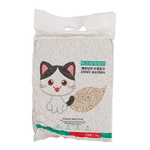 Taidda- Katzenbedarf, abbaubare Verklumpung Schneller natürlicher Katzenstreu, natürlicher sicherer Katzenstreu Haustier für Katzenhaustierbedarf Milky Strips von Shanrya
