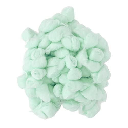 Wattebausch für Kleine Tiere, Leichter, Handgefertigter Hamster-Baumwollball, Flauschig Warm für den Winter, für Syrische Hamster und Chinchillas (Green) von Shanrya