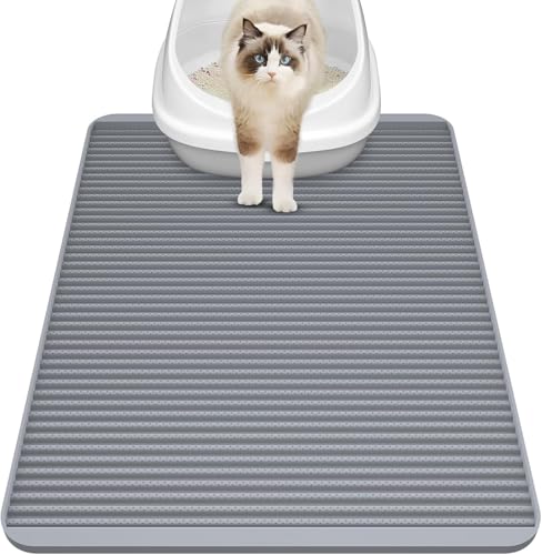 Shaorangrang Silicon Litter Mat - 31' x 23' Waterproof Large Litter Mat ist rutschfest, langlebig, leicht zu reinigen, abwaschbar und dient zur Eindämmung von losem Streu! Shaorangrang Silicon Litter Mat - 31' x 23' Waterproof Large Litter Mat ist rutschfest, langlebig, leicht zu reinigen, abwaschbar und dient zur Eindämmung von losem Streu! von Shaorangrang