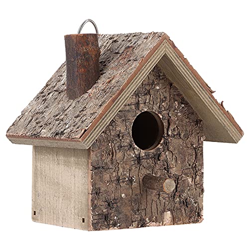 Finch Birdhouse, hängendes Holzvogelhaus im Freien Wild Bird Nest Box Feuchtigkeitsschutz für kleine Vögel Sparrows Blue Tit von Sharainn