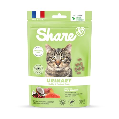 Share Natural HARNSYSTEM: Natürliche Leckerbissen für sterilisierte Katzen 40g, reich an Omega 3, getreidefrei von Share NATURAL ADVENTURE
