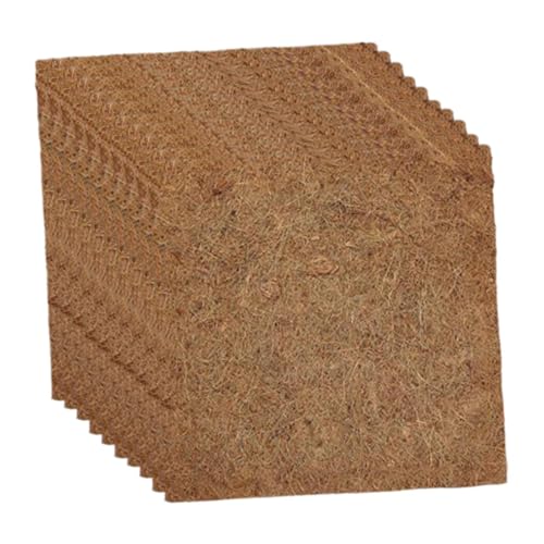 Sharplace 10 Stück Hühnernistunterlagen, Nistkastenunterlagen, Haustierhausmatten, kratzfestes Zubehör, leicht zu reinigen, Hühnerlegematten, 30 cm X 30 cm von Sharplace