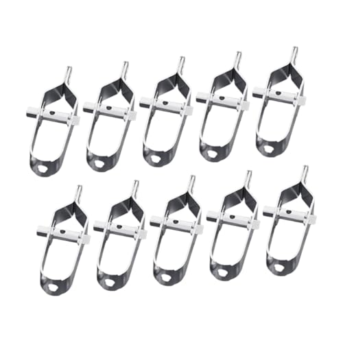 Sharplace 10-teiliges Anschlussset für elektrische Zaunspanner, tragbare Seilspanner, robuster manueller Drahtgeflechtspanner für elektrische Zäune, 100mm von Sharplace