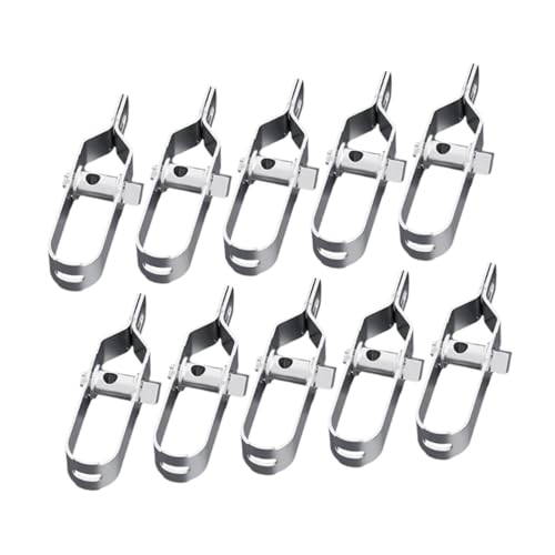Sharplace 10-teiliges Anschlussset für elektrische Zaunspanner, tragbare Seilspanner, robuster manueller Drahtgeflechtspanner für elektrische Zäune, 110mm Sharplace 10-teiliges Anschlussset für elektrische Zaunspanner, tragbare Seilspanner, robuster manueller Drahtgeflechtspanner für elektrische Zäune, 110mm von Sharplace