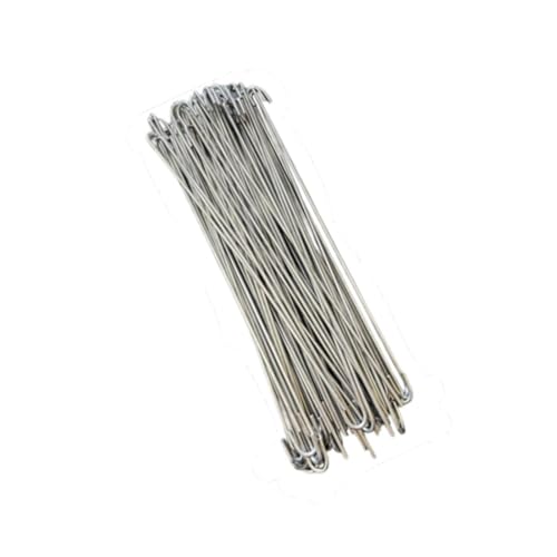 Sharplace 100 x Maschendrahtzaunbinder, Sicherungshakenbinder, rostfreie Hakenbefestigungswerkzeuge aus Metall, Bindedrähte für Hundezaunlatten, Gartenreparatur, 10.5 Inch Sharplace 100 x Maschendrahtzaunbinder, Sicherungshakenbinder, rostfreie Hakenbefestigungswerkzeuge aus Metall, Bindedrähte für Hundezaunlatten, Gartenreparatur, 10.5 Inch von Sharplace