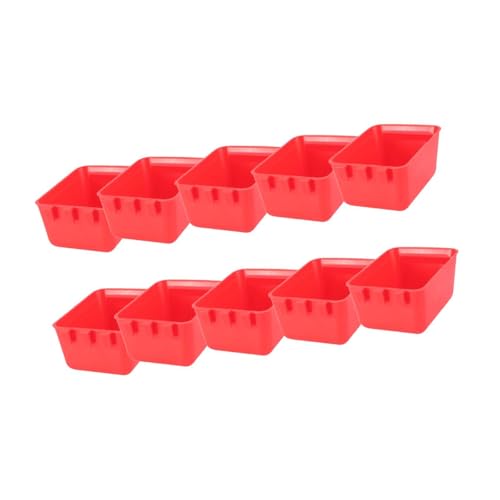 Sharplace 10pcs Käfigbecher Vogelfutterhäuschen Hühnerfütterung Wasserversuche vielseitige Hängegeflügel -Fütterungsbehälter für Hühnergeflügel Sharplace 10pcs Käfigbecher Vogelfutterhäuschen Hühnerfütterung Wasserversuche vielseitige Hängegeflügel -Fütterungsbehälter für Hühnergeflügel von Sharplace