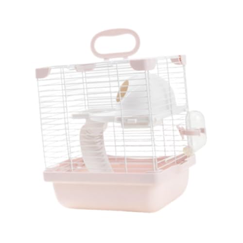 Sharplace 2 Stufen Hamster -Käfig -Gehäuse tragbar für Mausratte mit Wasserflasche, Food Bowl High Chassis Design Vielseitig 7,4x9x11inch, Rosa Sharplace 2 Stufen Hamster -Käfig -Gehäuse tragbar für Mausratte mit Wasserflasche, Food Bowl High Chassis Design Vielseitig 7,4x9x11inch, Rosa von Sharplace