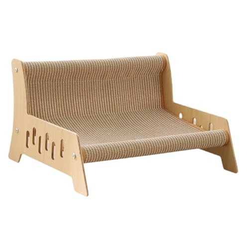 Sharplace 2-in-1, großer Katzenkratzbaum, Lounge-Couch, Kätzchenspielzeug, leicht, für alle Jahreszeiten, 61 x 49 x 35 cm, bequem, mit von Sharplace