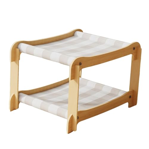 Sharplace 2-stufige Katzenhängematte für 1 oder 2 Katzen. Trendiges Haustierzubehör. Pflegeleicht. 55 x 32 x 40 cm. Dekomöbel. Erhöhtes Katzenbett. Sharplace 2-stufige Katzenhängematte für 1 oder 2 Katzen. Trendiges Haustierzubehör. Pflegeleicht. 55 x 32 x 40 cm. Dekomöbel. Erhöhtes Katzenbett. von Sharplace
