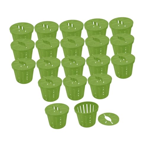 Sharplace 20 -fache Net Pots Hydroponische Pflanzkorb im Innenbereich Hochleistungsseitig vielseitige Geschenke im Freien Hydroponik -System liefert, GrÜn Sharplace 20 -fache Net Pots Hydroponische Pflanzkorb im Innenbereich Hochleistungsseitig vielseitige Geschenke im Freien Hydroponik -System liefert, GrÜn von Sharplace
