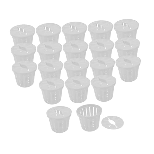 Sharplace 20 -fache Net Pots Hydroponische Pflanzkorb im Innenbereich Hochleistungsseitig vielseitige Geschenke im Freien Hydroponik -System liefert, Weiß Sharplace 20 -fache Net Pots Hydroponische Pflanzkorb im Innenbereich Hochleistungsseitig vielseitige Geschenke im Freien Hydroponik -System liefert, Weiß von Sharplace