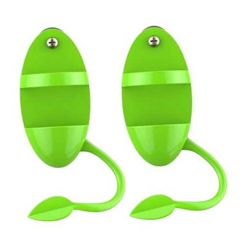 Sharplace 2X Sepiaschale Halter für Vogelkäfig Futterhalter für Sepiaschale Stabile Tragbare Vorräte Grün für Nymphensittiche Outdoor Gemüse von Sharplace
