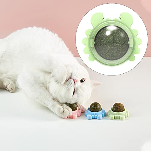 Sharplace 2X Spielzeugbälle für Katzenminze - Interaktives Set in Grün von Sharplace