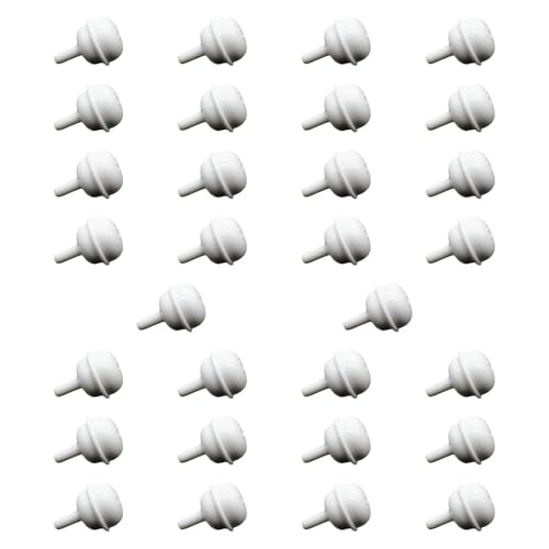 Sharplace 30 Stück Aquarium-Zubehör für gewichtete Bälle, universell, Ersatzteil, CO2-Gravitationsball, Strohperlen von Sharplace