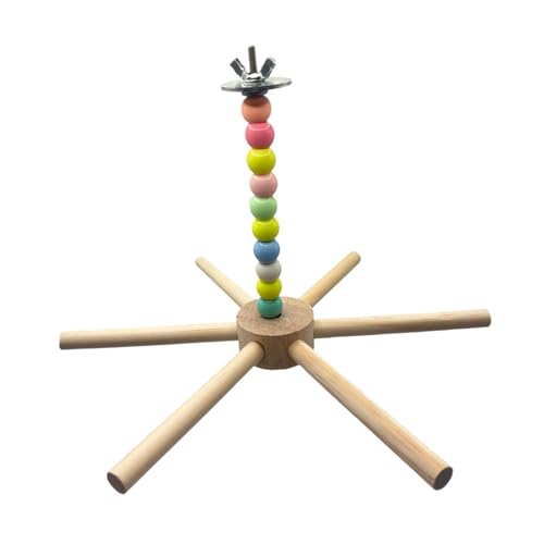 Sharplace 360 Grad drehbares Vogelstangenspielzeug, interaktives Papageienspielzeug, einfache Installation, Vogelkäfig, DIY-Papageienständer für Wellensittiche, Sharplace 360 Grad drehbares Vogelstangenspielzeug, interaktives Papageienspielzeug, einfache Installation, Vogelkäfig, DIY-Papageienständer für Wellensittiche, von Sharplace