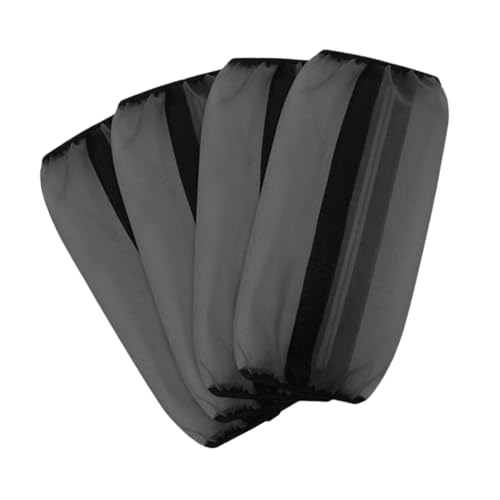Sharplace 4 Stück Pferdfliegenstiefel, schützende Pferdebein lose Wraps, stilvolle, Nicht schlupfhafte Pferde Leggings für Pferd, Schwarz von Sharplace