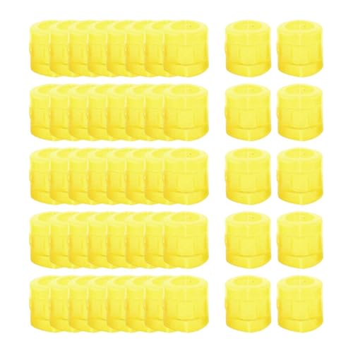 Sharplace 50 Stück Hühneridentifikationsbänder, Beinringe, 0,9 cm, zu öffnendes Zubehör, für Wachtelzüchter, leicht, mit Druckknopfverschluss, Gelb Sharplace 50 Stück Hühneridentifikationsbänder, Beinringe, 0,9 cm, zu öffnendes Zubehör, für Wachtelzüchter, leicht, mit Druckknopfverschluss, Gelb von Sharplace