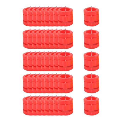 Sharplace 50 Stück Hühneridentifikationsbänder, Beinringe, 0,9 cm, zu öffnendes Zubehör, für Wachtelzüchter, leicht, mit Druckknopfverschluss, Rot Sharplace 50 Stück Hühneridentifikationsbänder, Beinringe, 0,9 cm, zu öffnendes Zubehör, für Wachtelzüchter, leicht, mit Druckknopfverschluss, Rot von Sharplace