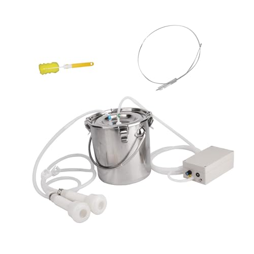 Sharplace 5L Professionelle Kuhmelkmaschine mit EU-Stecker und Edelstahl-Eimer Sharplace 5L Professionelle Kuhmelkmaschine mit EU-Stecker und Edelstahl-Eimer von Sharplace
