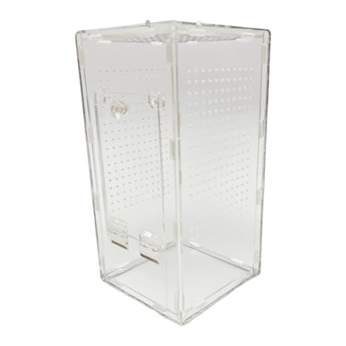 Sharplace Acryl-Futterbox für -Terrarium, atmungsaktiver Behälter, Terrarium-Zuchttank, professioneller, durchsichtiger, tragbarer -Käfig von Sharplace