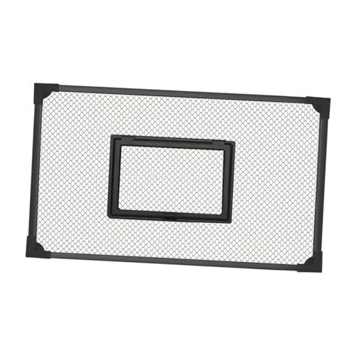 Sharplace Anti-Sprungnetz für Aquarien, reißfest, mit Futterfenster zum Schutz der Fische, 5 mm Loch, feines Netz, DIY-Aquariumdeckel, 90x45cm von Sharplace