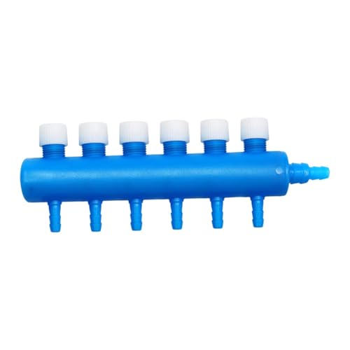 Sharplace Aquarium Air Control Ventil Distributor Splitter Professionelle Luft Schlauch Anschluss Fisch Tank Zubehör Praktische, 6 Wege von Sharplace