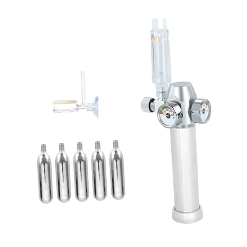 Sharplace Aquarium-CO2-, CO2-System-Kit, praktisch, präzise, praktisch, verdickt, für Wasserpflanzentank, professionell, mit, Doppelspur von Sharplace